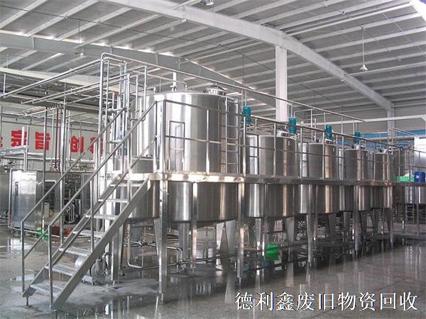 北京周邊廢舊食品廠回收，食品廠設備回收